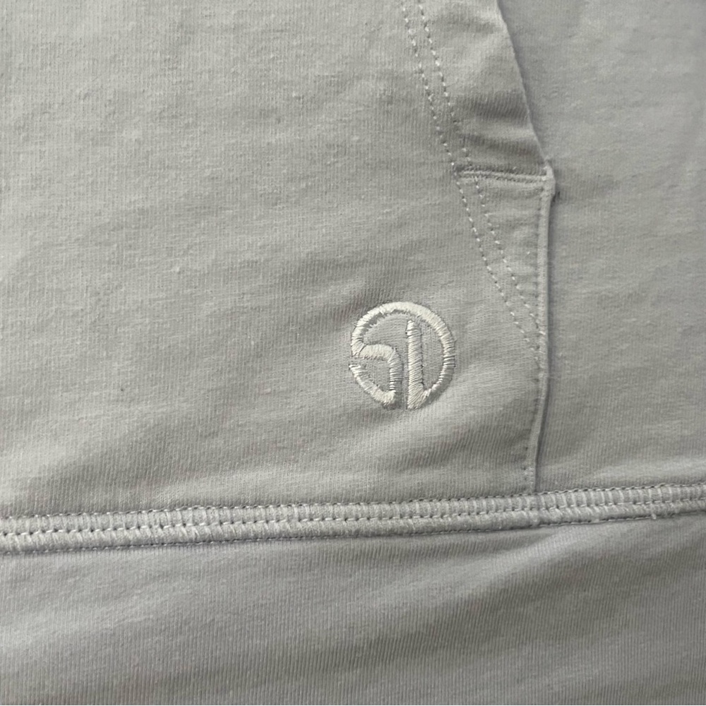 Straight Down Long Sleeve Cotton‎ Hoodie Women Medium Golf Bank Logo Light Blue - Picture 8 of 13